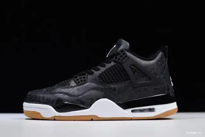 Kickmax 4 Air CI1184-001 Laser Black Jordan Retro 0510